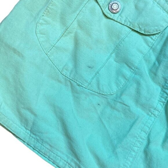 Y2K Planet Girls Mint‎ Green Mini Cargo Skirt Size 36 - Picture 6 of 8